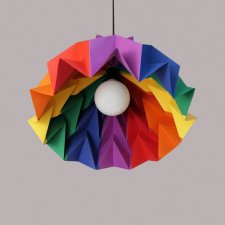 Lampa wisząca origami ICEBERG M tęczowa