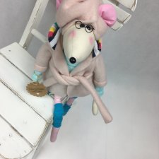 Myszka w szlafroku- 50cm