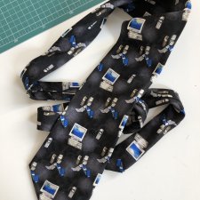 Krawat dla programisty elegancki krawat dla informatyka