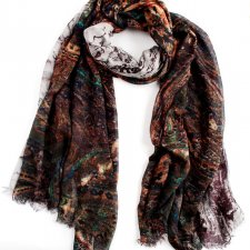 cecil wspaniałe wzory szal vintage