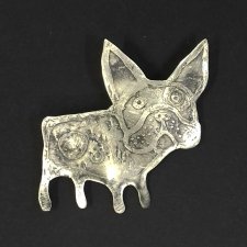 Buldog francuski- broszka