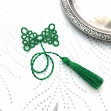 Zakładka Spring Bows zielona