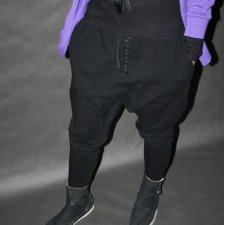 LONG PANTS 5 BUTTONS UNISEX spodnie dresowe długie - czarne