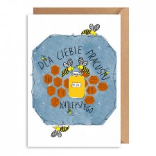 Kartka okolicznościowa - Pszczoły