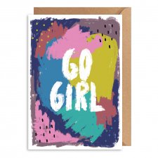 Kartka okolicznościowa - Go girl