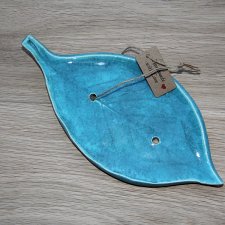 Mydelniczka ceramiczna liść