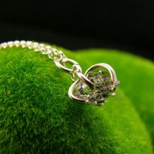 Naszyjnik od Matki Natury - Diament Herkimer Srebro