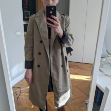 Trencz wiosna vintage oversize