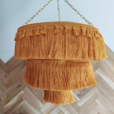 Lampa wisząca Fringe miodowa