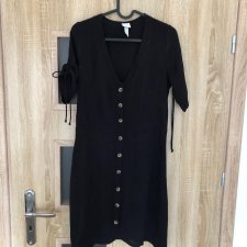 Sukienka H&M letnia sukienka Divided sukienka z wiskozy krótka sukienka