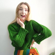 trawiasty :) sweter