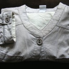 Kurtka żakiet bolerko w paseczki, Jacqueline Riu, roz. 42/XL