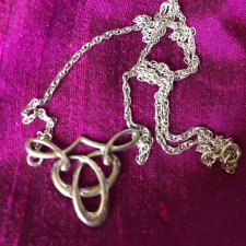 SILVER 925 -  celtic spirit  - symboliczny celtycki  design - oryginalny niespotykany naszyjnik srebrny