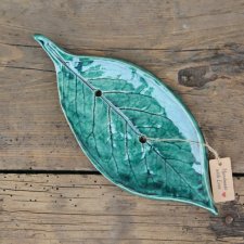 Mydelniczka ceramiczna liść