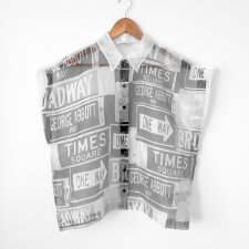 Transparentna koszula oversize Waggon Paris