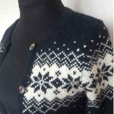 Sweter kardigan Hollister wełna M
