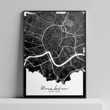 Mapa Kraków 50x70