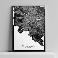 Mapa Poznań 50x70