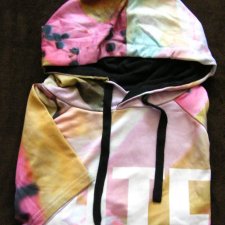 Sukienka dresowa z kapturem, dresowa rozm. L