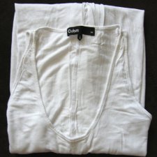 Sukienka koszulka bawełniana biała Cubus rozm. M