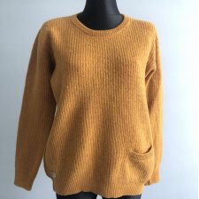 Musztardowy sweter Vintage L