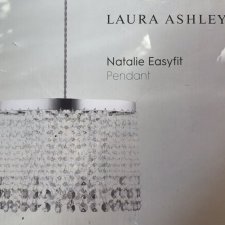 Laura Ashley Home -Natalie Easyfit - pendant - nowa kryształowa lampa - zwis