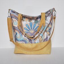 Torba hobo XXL - print, arabeska