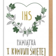 Kartka okolicznościowa - Komunia Święta