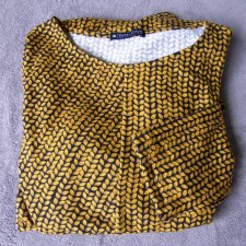 Nowa sukienka z dzianiny miodowe listki Carry Casual rozm. M