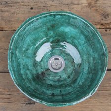 Ceramiczna umywalka ręcznie robiona