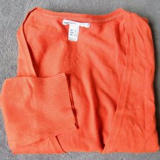 Krótki sweterek pomarańczowy MNG Basics rozm. XL