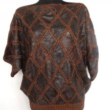 SKÓRZANA BLUZA *