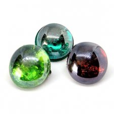 Komplet broszek szkło piny wielokolorowe broszki