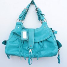 torba vintage turkus