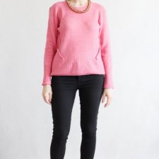 Label of Graded Goods sweter vintage różowy