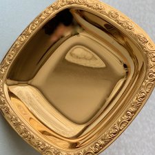 WMF 24 Carat Gold Plate ❤ Paterka na nóżkach  ❤ Made in Germany