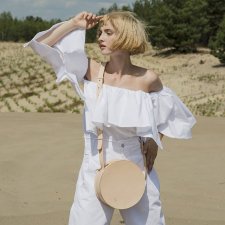 CIRCLE BAG W KOLORZE NATURALNYM