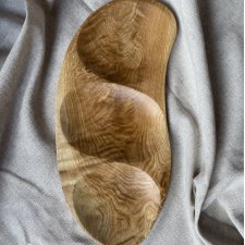Półmisek dębowy o pięknym naturalnym wzorze!