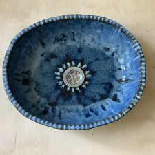 Ceramiczna umywalka "Blue sky"