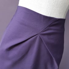 H&M biurowa fioletowa 40 / 42 ołówkowa spódnica z podszewką