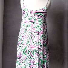 Sukienka MONKI abstrakcyjny wzór arbuzowy S