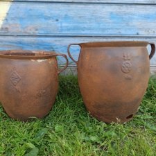 Stare sagany żeliwne. Zestaw 2szt.