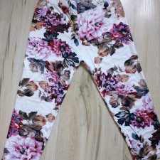 Legginsy w kwiaty, rozmiar S