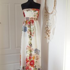 Sukienka w kwiaty Vintage Cottage Flowers M/L