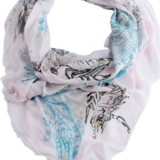 zjawiskowa chusta vintage zodiak printy