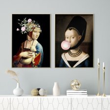 Znane obrazy plakaty zestaw plakatów 50x70 cm