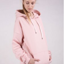 Bluza z kapturem Różowa