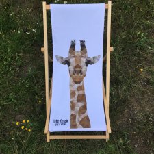 Leżak z żyrafą