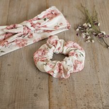 Zestaw opaska+ gumka scrunchies