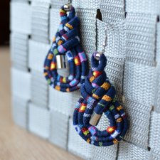 KOLCZYKI BOHO GIPSY PLAIT